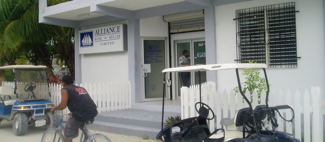 Sportello bancomat Caye Caulker