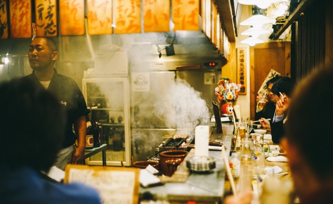 Zone fumatori in Giappone