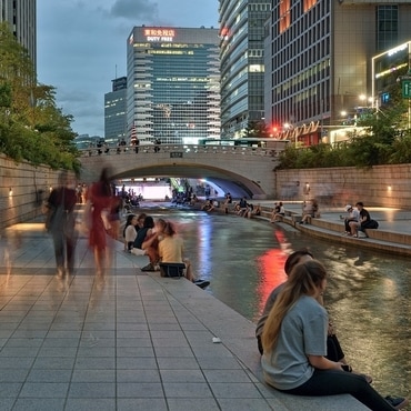 Il fiume Cheonggyecheon | Top 5 Corea del Sud