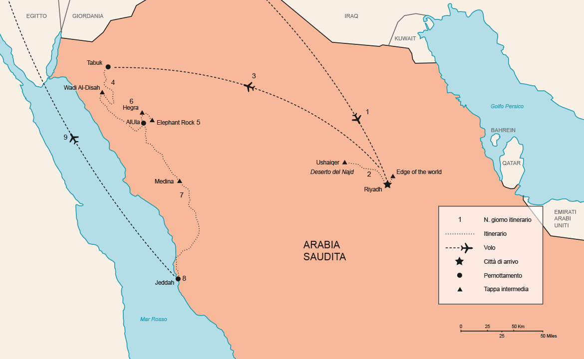 Itinerario Tour Arabia Saudita Original | #ArabiaSaudita #viaggigiovani
