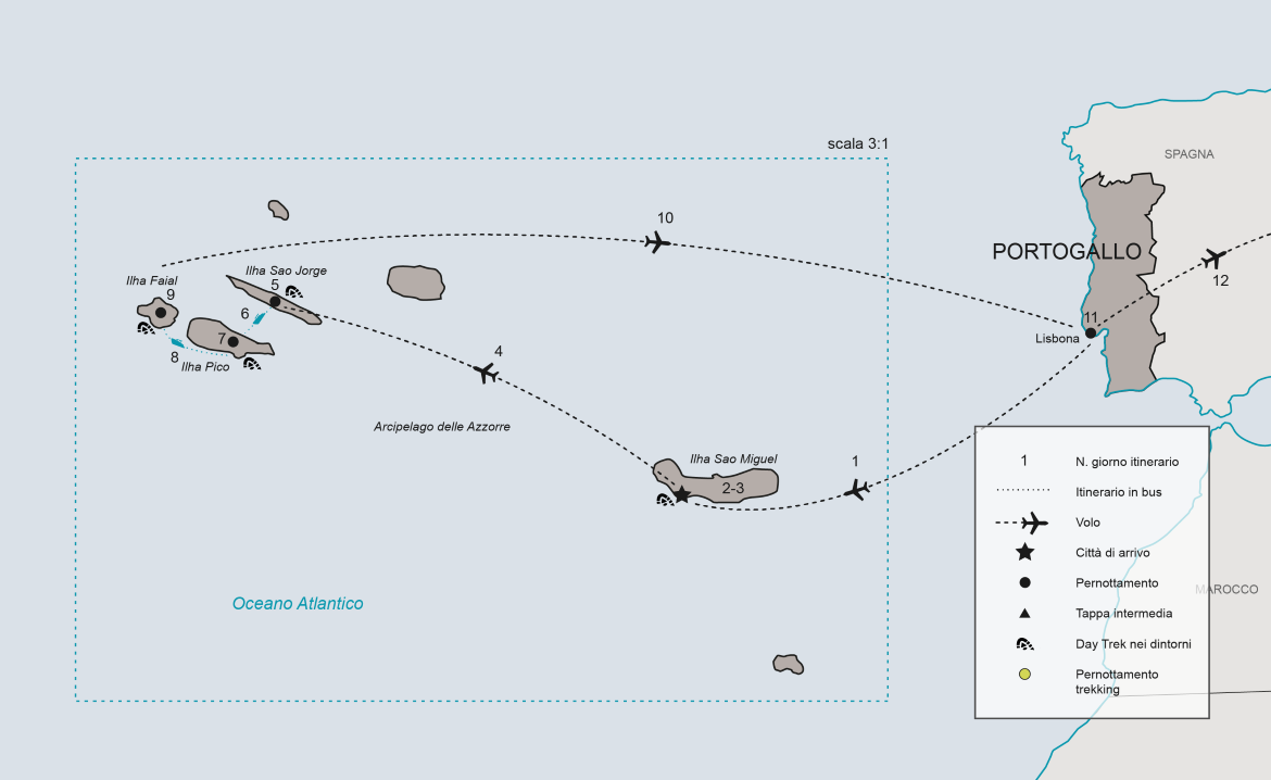 Itinerario Tour Azzorre Trekking e Lisbona | #Azzorre #Portogallo #viaggigiovani