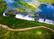 Cascate Vittoria dall'alto