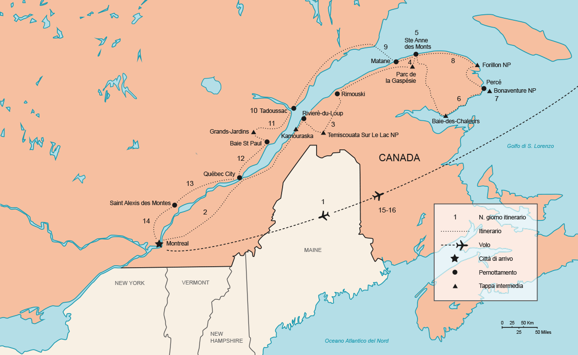 Itinerario Tour Canada Quebec | #TourQuebec #viaggigiovani