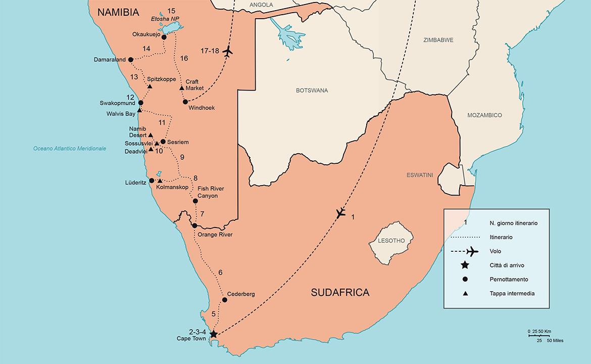 Itinerario Tour Cape Town e Namibia | #Cape Town #Namibia #viaggigiovani