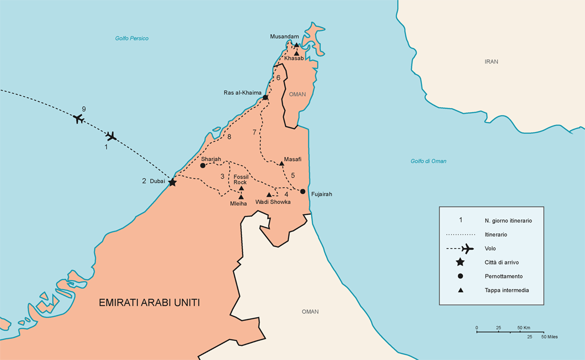 Itinerario Tour Emirati Arabi Original | #Emirati Arabi #viaggigiovani