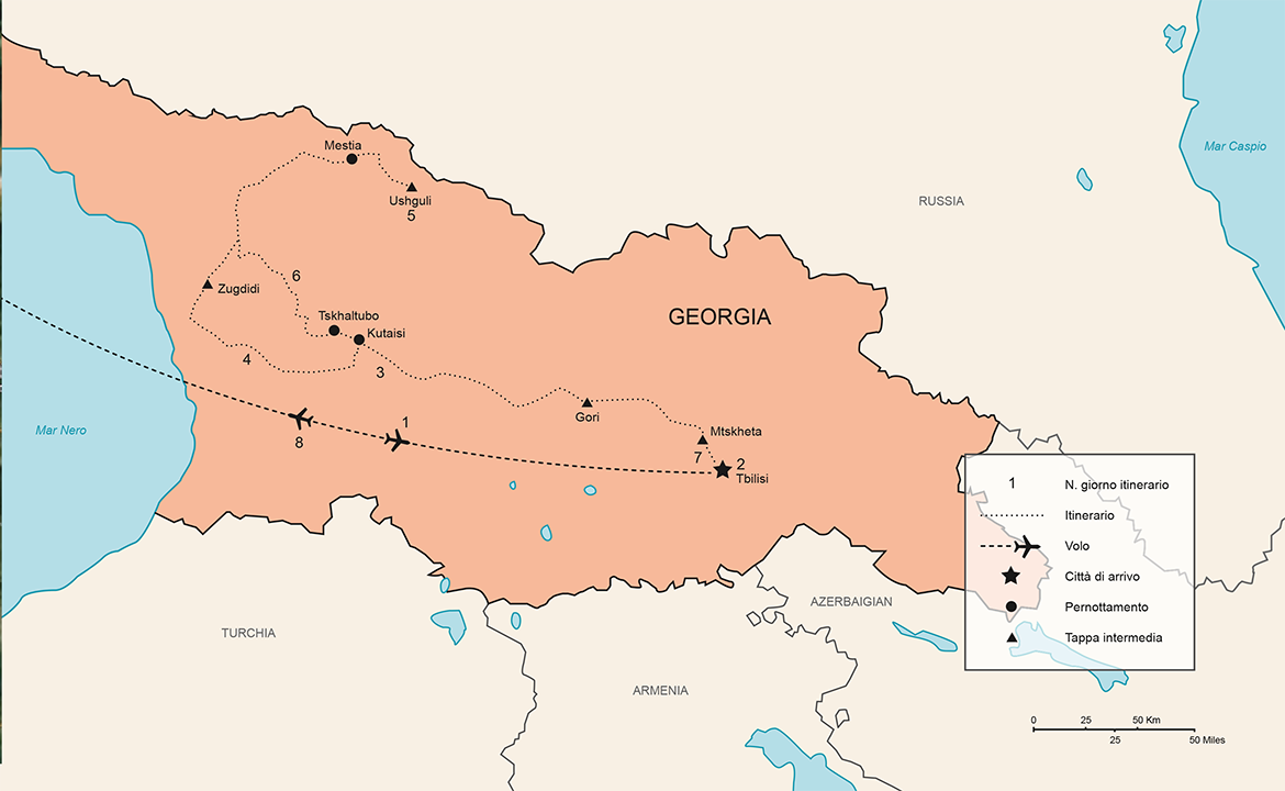 Itinerario Tour Georgia Essential | #Georgia #viaggigiovani