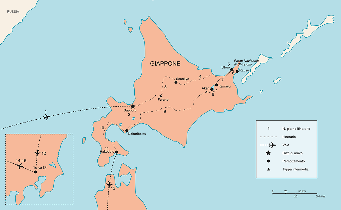 Itinerario Tour Giappone Hokkaido | #Giappone #viaggigiovani