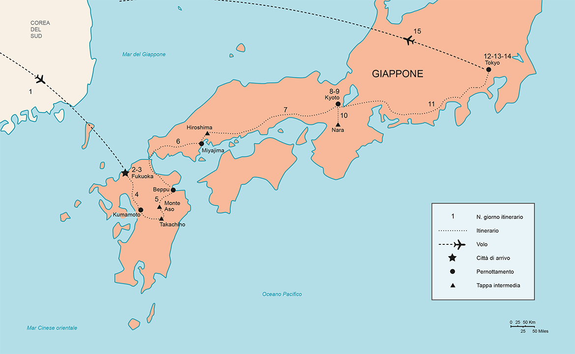 Itinerario Tour Giappone Kyushu | #Giappone #viaggigiovani