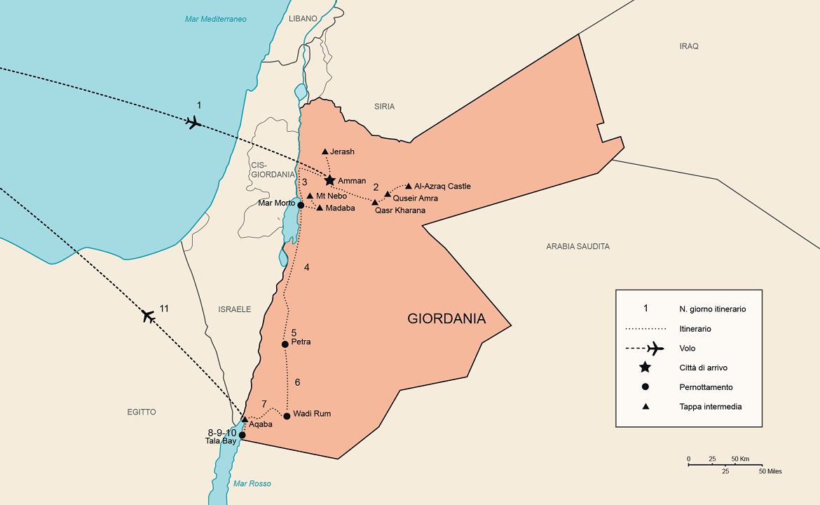 Itinerario Tour Giordania Special | #Giordania #viaggigiovani