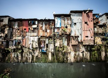 Slum di Dharavi a Mumbai