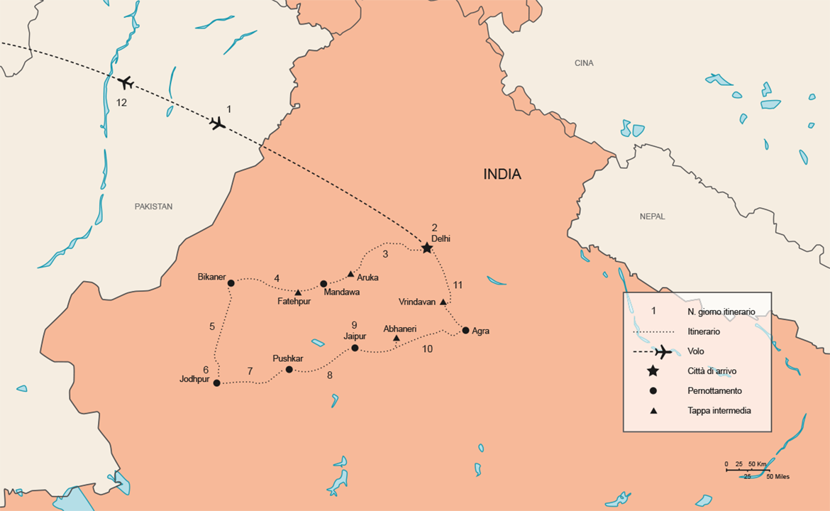 Itinerario Tour India Rajasthan Essential | #TourIndia #viaggigiovani