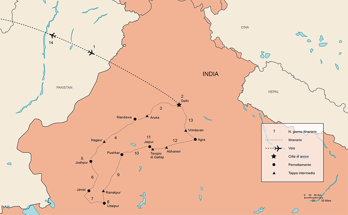 Itinerario Tour India Rajasthan Original | #TourIndia #viaggigiovani