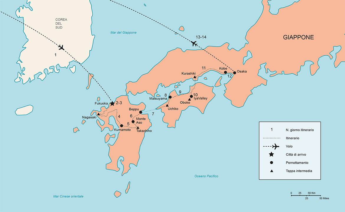 Itinerario Tour Giappone Kyushu e Shikoku | #Giappone #viaggigiovani