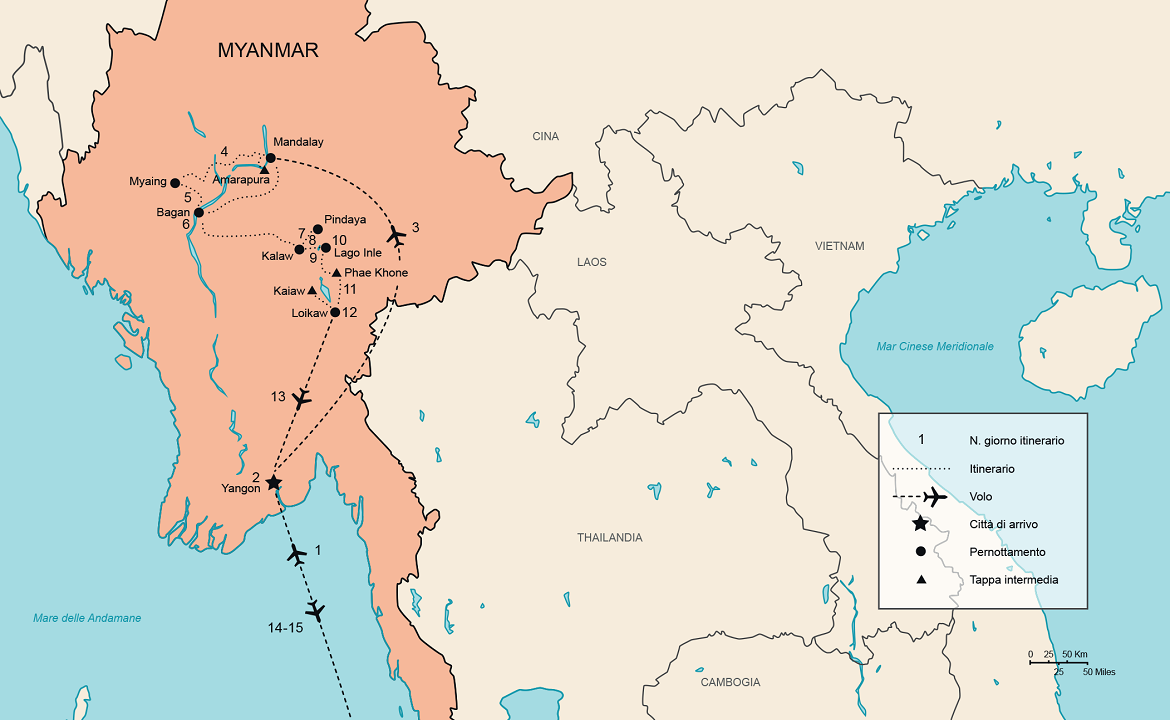 Itinerario Tour Myanmar Special | #ViaggioMyanmar #viaggigiovani