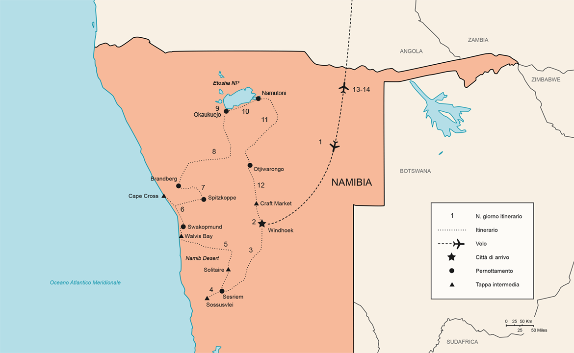 Itinerario Tour Namibia Original | #Namibia #viaggigiovani