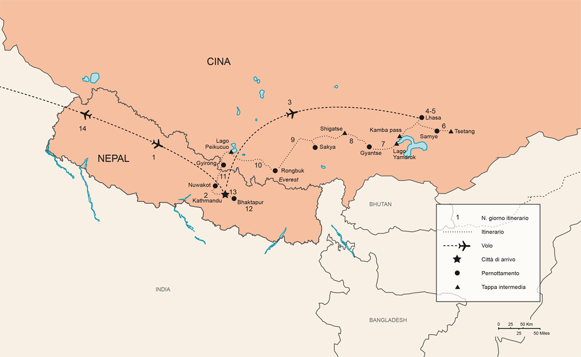 Itinerario Tour Nepal e Tibet | #ViaggioNepalTibet #viaggigiovani