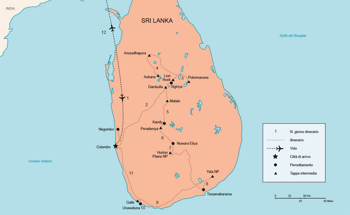 Itinerario Tour Sri Lanka Express | #SriLanka #viaggigiovani