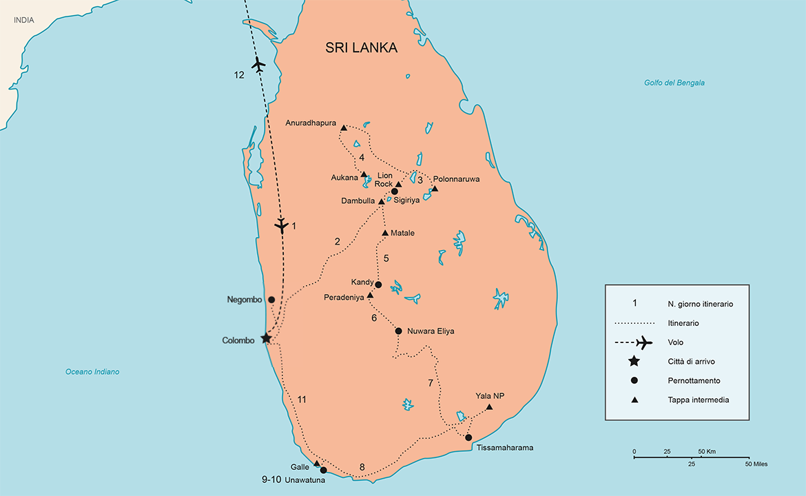 Itinerario Tour Sri Lanka Express | #SriLanka #viaggigiovani
