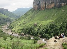 Trekking lungo la Tugela Gorge