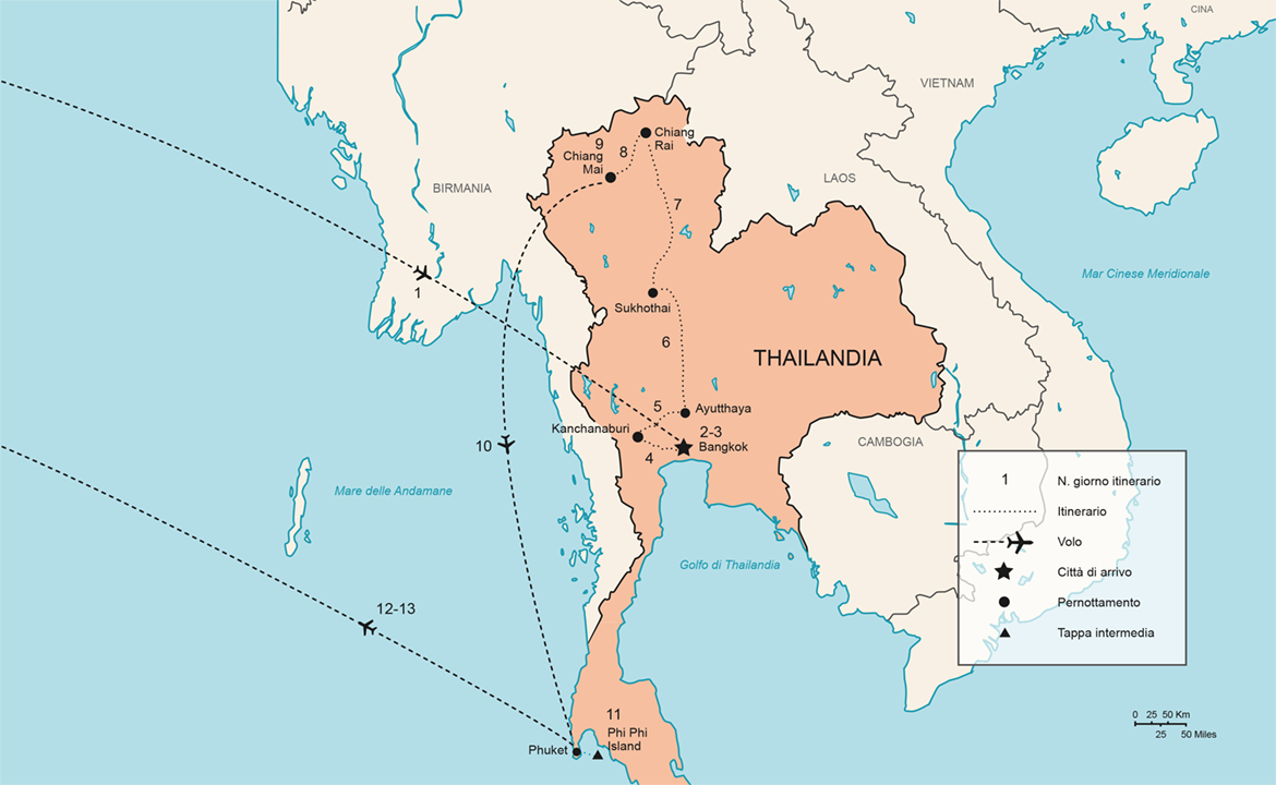 Itinerario Tour Thailandia Express | #Thailandia #viaggigiovani