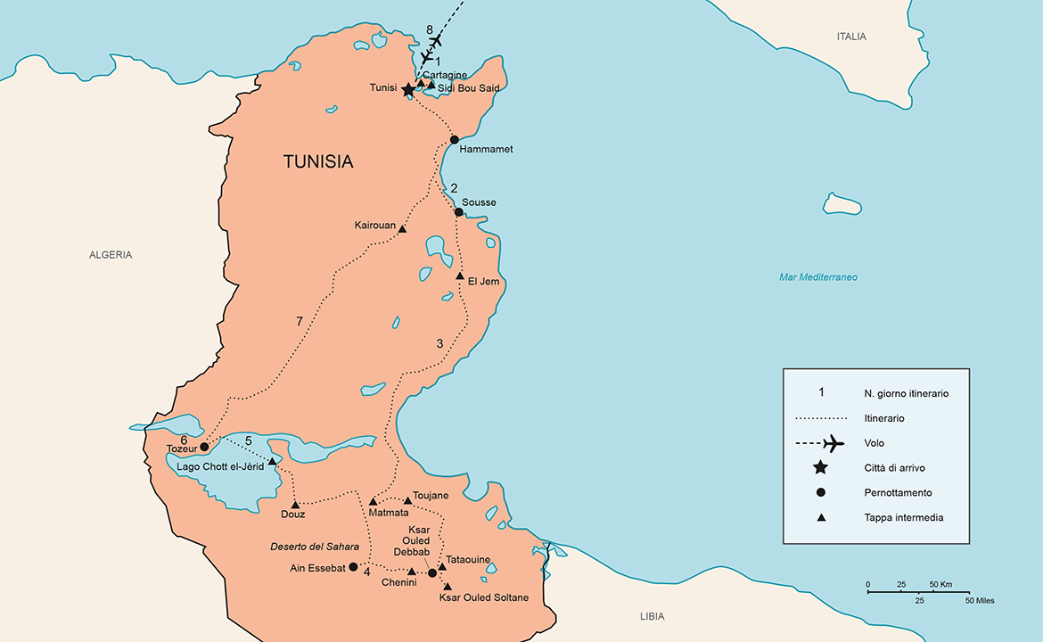 Itinerario Tour Tunisia Original | #Tunisia #viaggigiovani