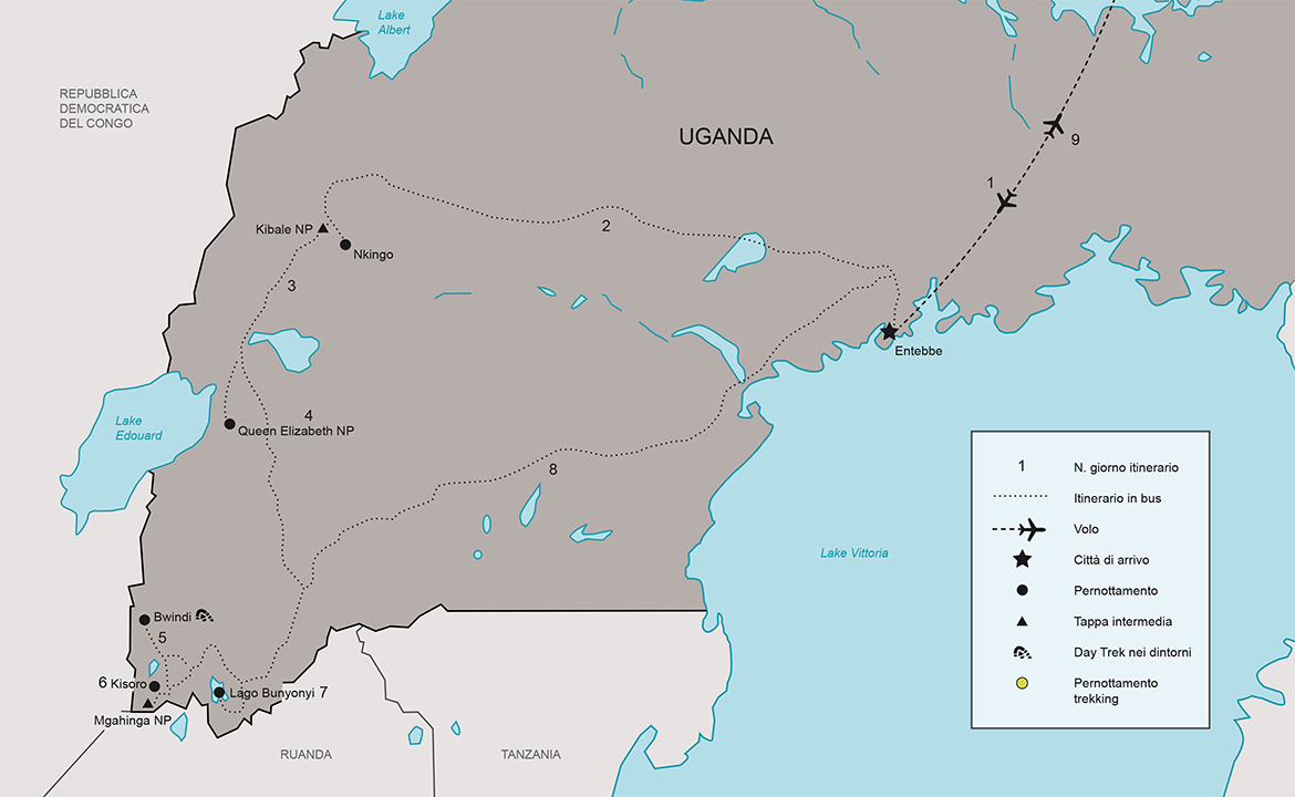 Itinerario Tour Uganda, safari tra i primati | #Uganda #viaggigiovani