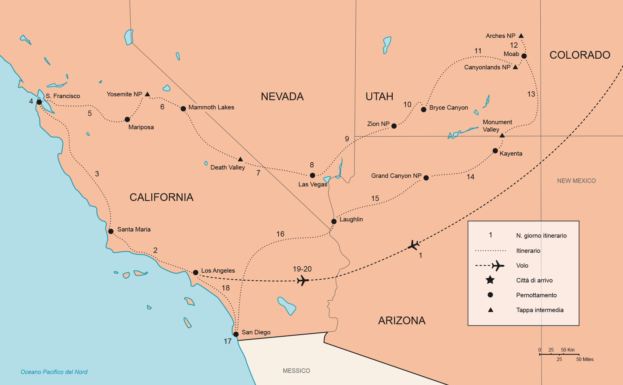 Itinerario Tour Usa Western Special | #ViaggioUsa #viaggigiovani