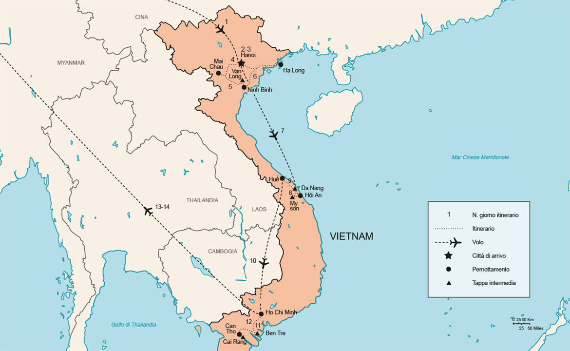 Itinerario Tour Vietnam Express | #ViaggioVietnam #viaggigiovani