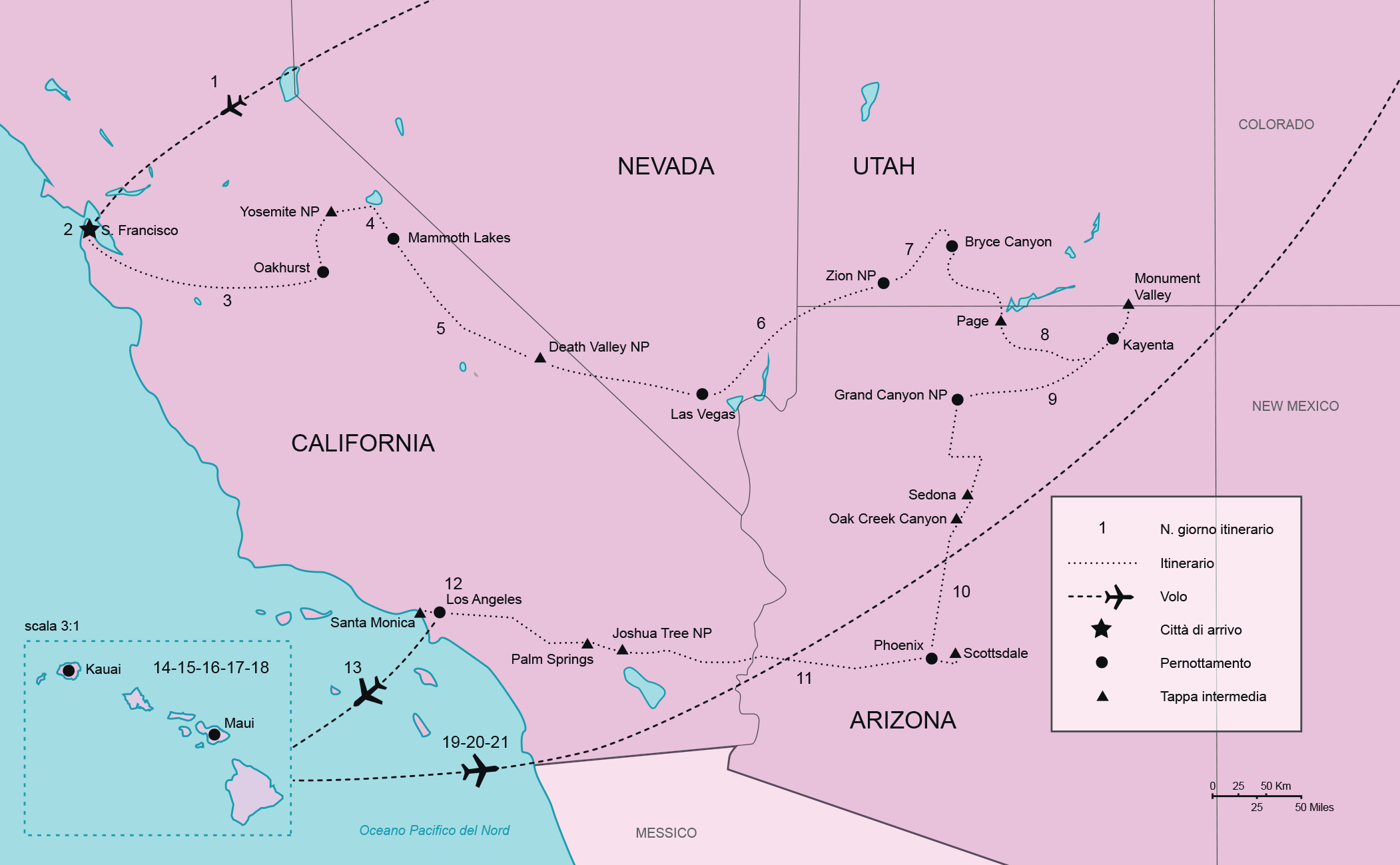 Itinerario Viaggio di Nozze West Usa e Hawaii | #Usa #Hawaii #viaggigiovani