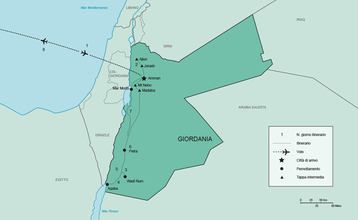 Itinerario Giordania Il Meglio | #Giordania #viaggigiovani