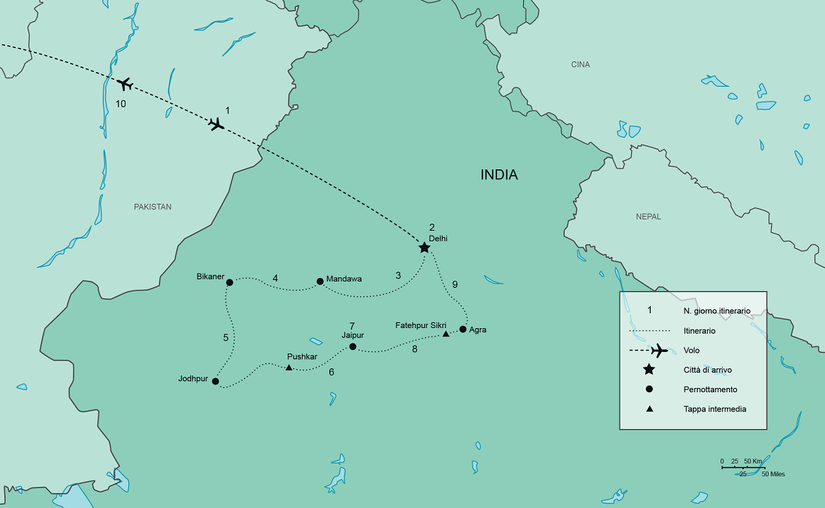 Itinerario India Rajasthan Classic | #India #viaggigiovani
