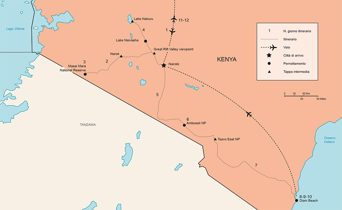 Itinerario Kenya Safari e Mare | #Kenya #viaggigiovani