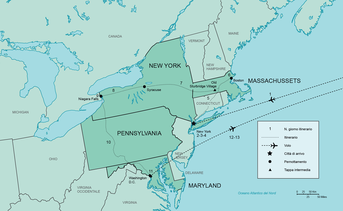 Itinerario Nord Est Usa | #Usa #viaggigiovani
