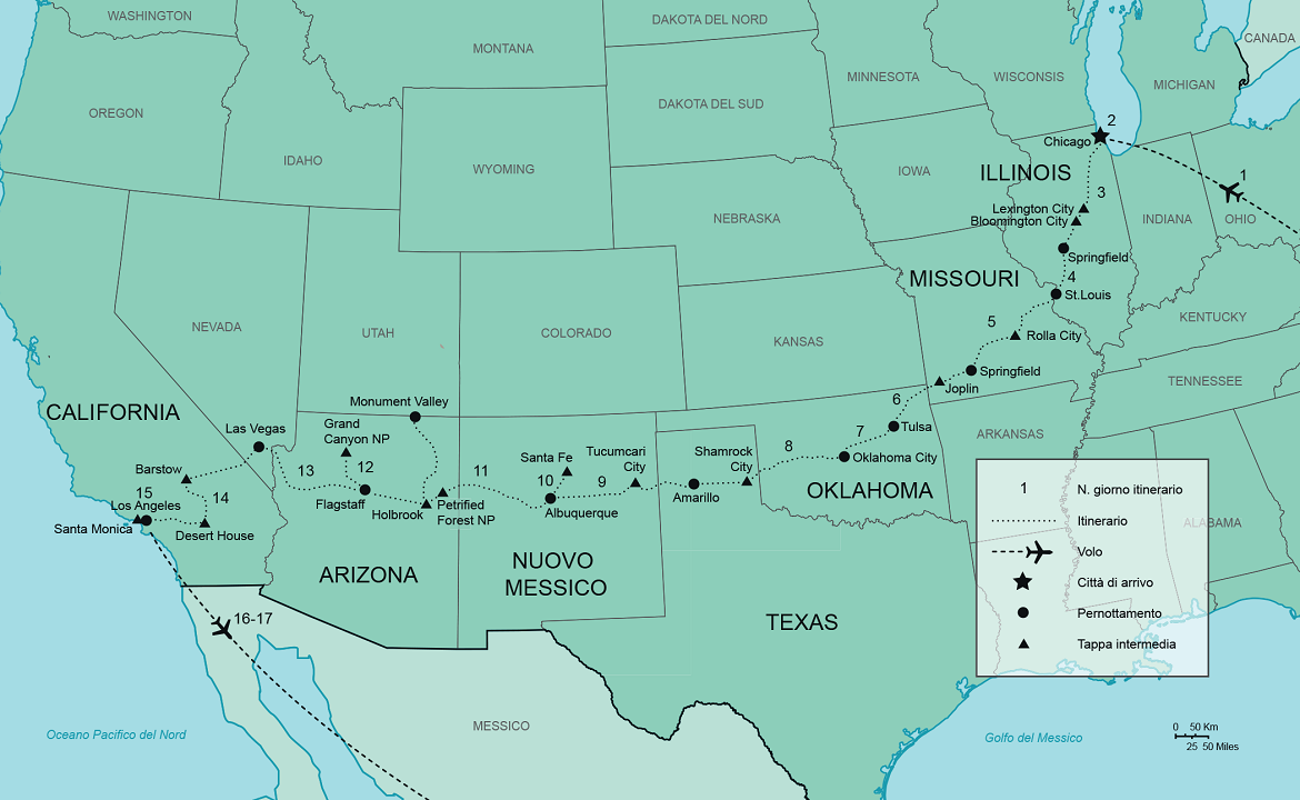 Itinerario Usa Route 66 | #Route66 #viaggigiovani